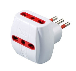 ROSI ADATTATORE TRIPLO BIPASSO SPINA 10ABIANCO ART.RS78041T