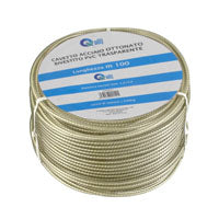CAVETTO STENDIBIANCHERIA ACCIAIO OTT. MM.4,4 X MT.100 QUALIT