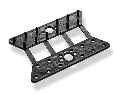 CLIPS FERMARETE NERO 12 PUNTE MM.110X35 confezione da PEZZI 25