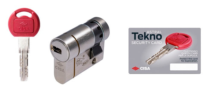 CISA CILINDRO TEKNO PRO 0M324-02 MEZZO SAG. MM.39(30X10) OTT