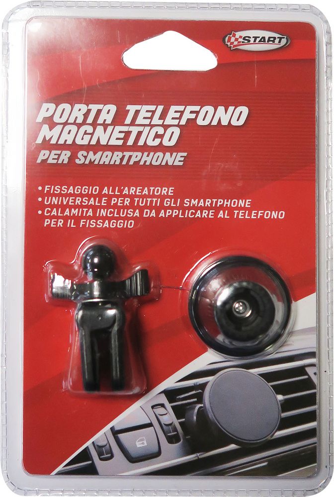 Porta cellulare magnetico diametro 4,5 cm per smartphone auto