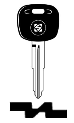 SILCA CHIAVE AUTO TRANSPONDER S/CHIP MIT11RTE