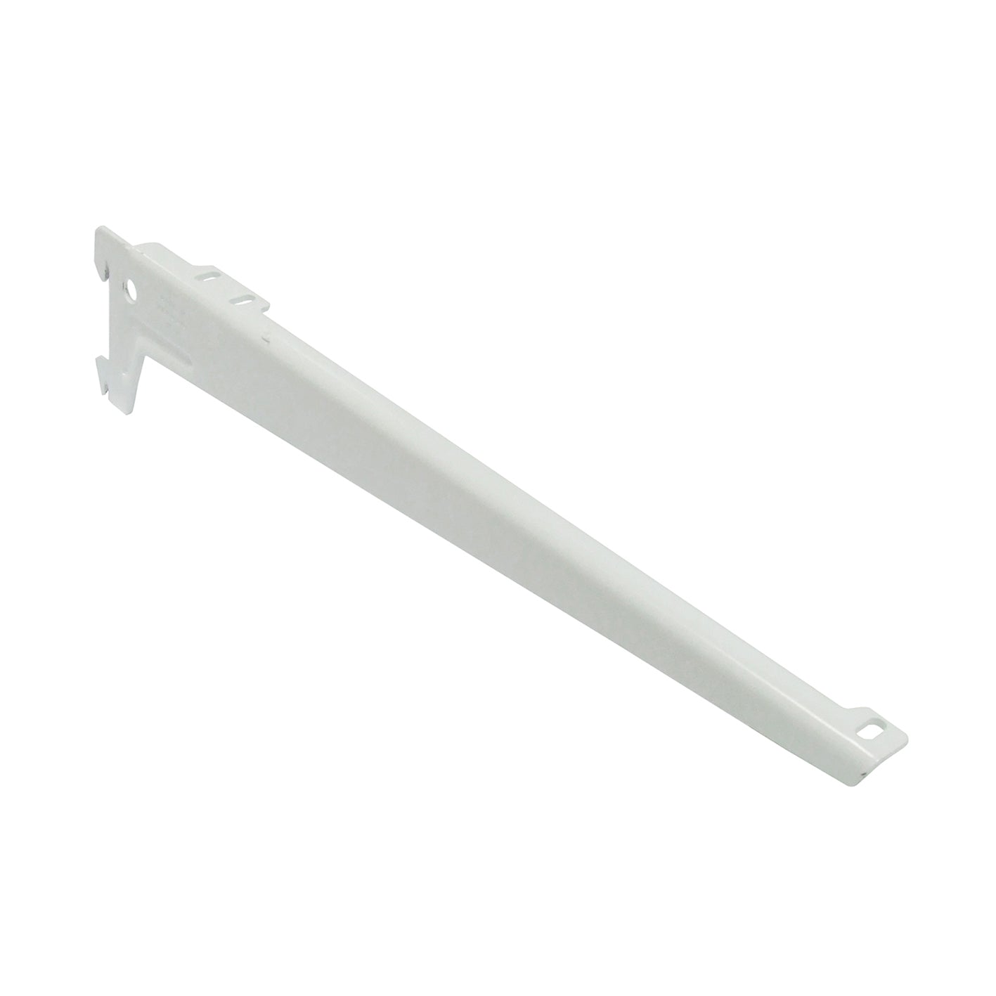 Reggimensole a 2 ganci angolate - 38 cm. - bianco