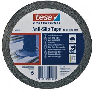 TESA NASTRO ANTISCIVOLO PER ESTERNI MM.25X15 NERO ART.60950