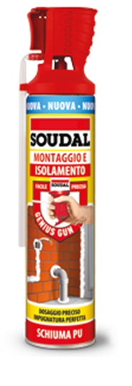 SOUDAL SCHIUMA GENIUS GUN PORTE E FINESTRE ML.600