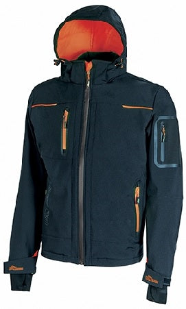 UPOWER GIACCA SPACE BLU ARANCIO TG.XXL INVERNALE