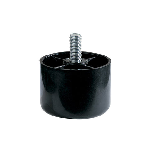 Piede in plastica serie 60 - H.60 mm. - nero