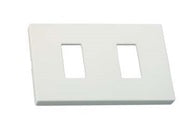 ELET: PLACCA SERIE VENUS 2 POSTI BIANCA(MAGIC)