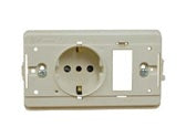 ELET: PRESA SCHUKO + 1 POSTO S/PLACCA (MAGIC)