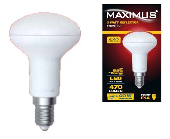 MAXIMUS LED FARETTO 4000K E14 4.9W 470lm