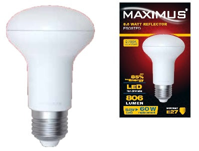 MAXIMUS LED FARETTO 2700K E27 8.5W 806lm