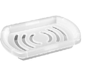BAGNO PORTASAPONE DA APPOGGIO CM.15X10 BIANCO BLS PLASTICA