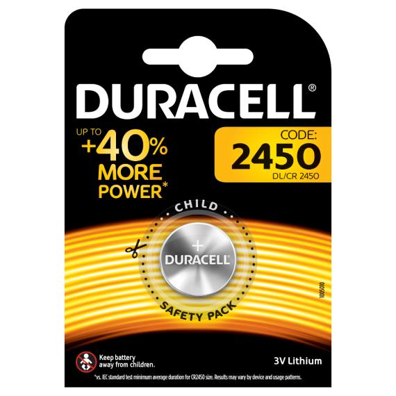 PILA DURACELL A BOTTONE 2450