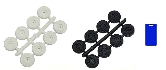 PRONTY SOTTOSEDIA GOMMA MM.25 BLS.8 PZ NERO