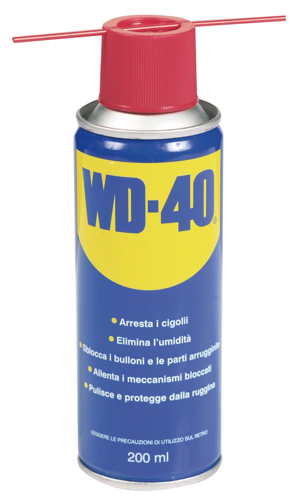 WD40 Spray lubrificante multiuso anticicgolii e protettivo 200ml Originale