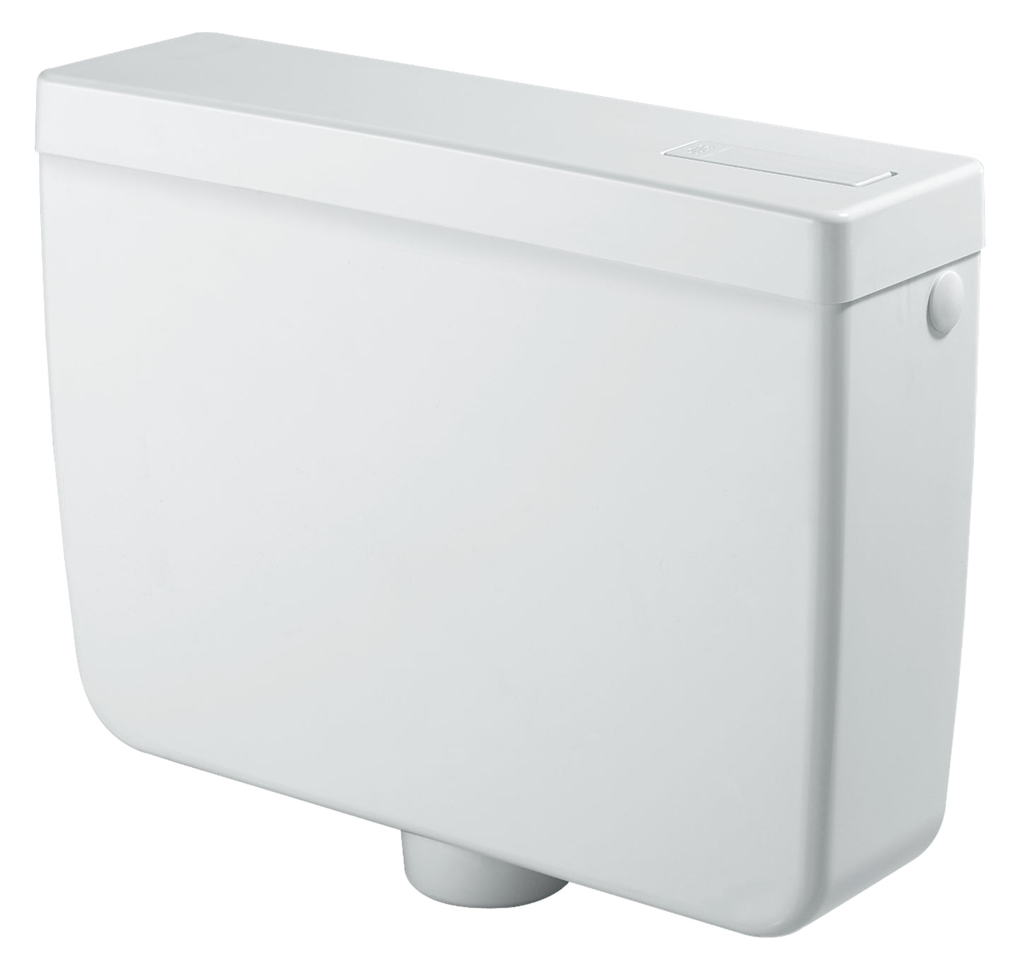 CASSETTA PVC SCARICO WC ESTERNA 1 TASTOSTART/STOP B.CO