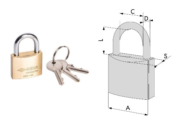 CISA LUCCHETTO POP 20010 60