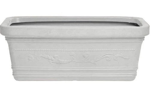 CASSETTA FESTONATA BIANCA CM. 80X39X35 LT.80