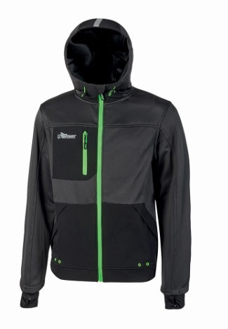 UPOWER FELPA GALAXY ASPHALT GREY GREEN TG.L INVERNALE