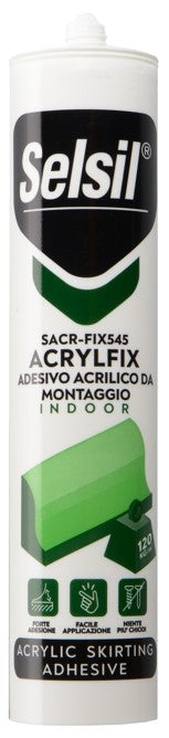 SELSIL ADESIVO MONTAGGIO ACRILICO BIANCOML.310 SACR-FIX545-