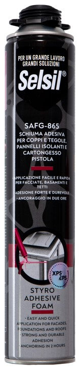 SELSIL SCHIUMA X COPPI E TEGOLE X PISTOLA ML.750 SAFG-865