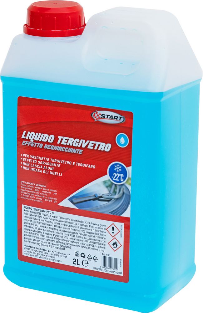 START Liquido tergivetro effetto deghiacciante -22?C 2L Accessorio Originale