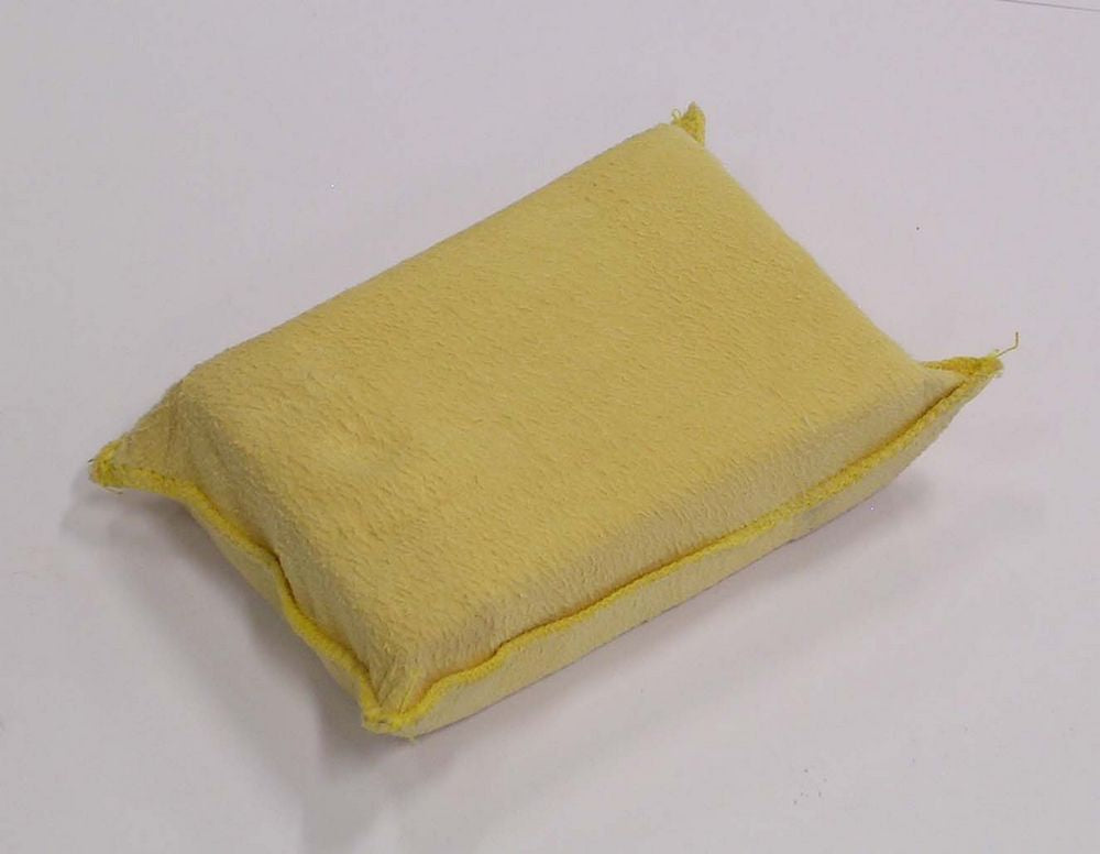 START Cuscinetto singolo in pelle naturale scamosciata dim 12x8x4 cm Originale
