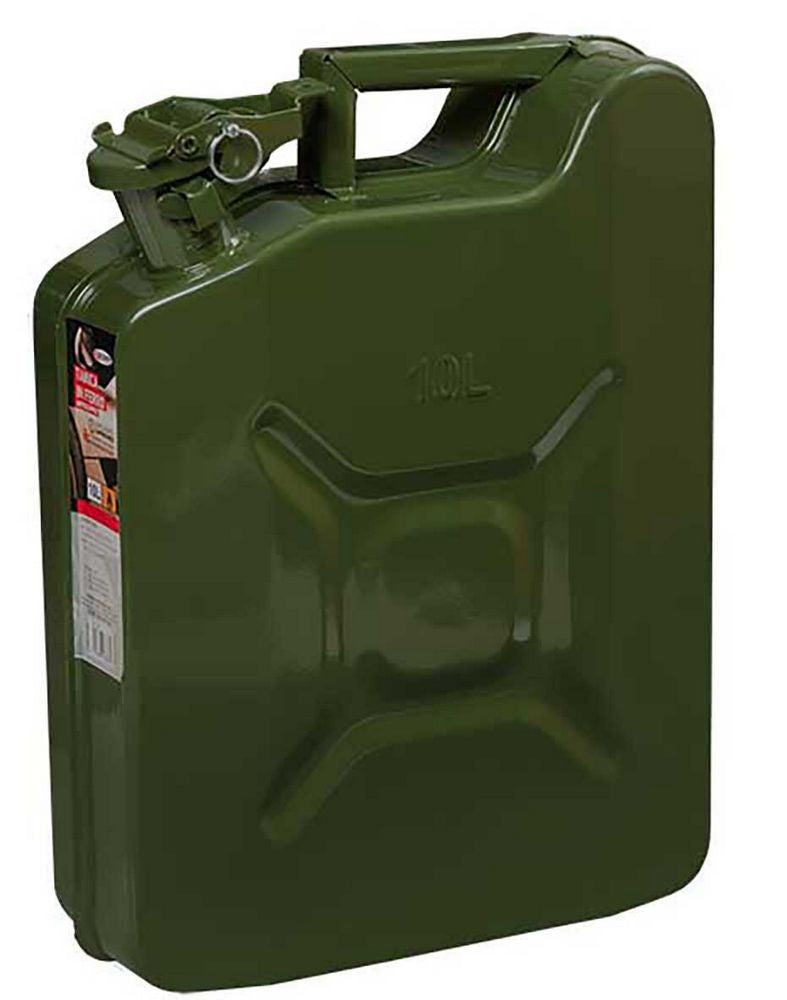 START Tanica in Ferro Antiscoppio per Carburante 10L - Omologata, Resistente
