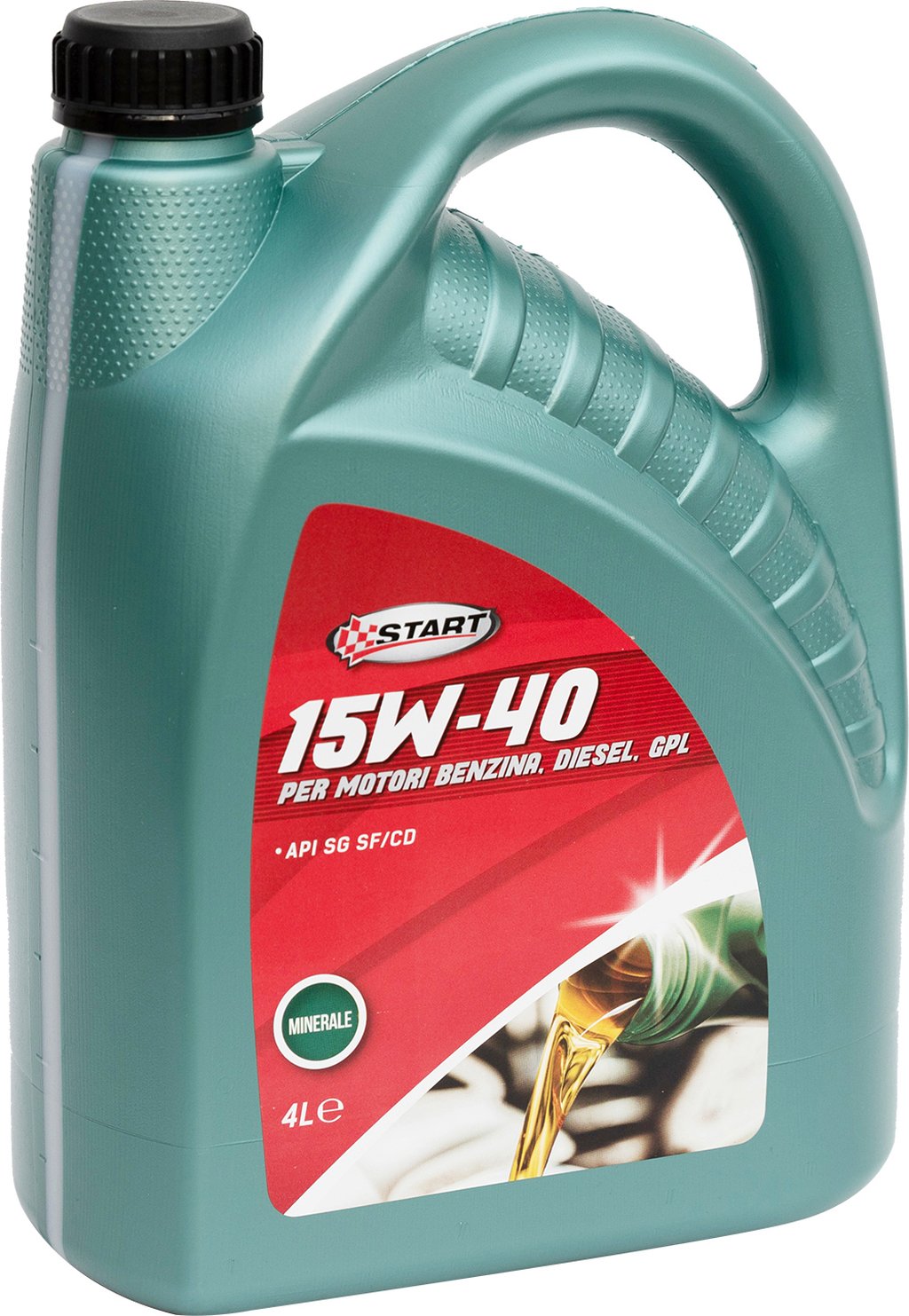 START Olio Lubrificante Motore 15w 40 Diesel Benzina e GPL One Drive Tanica 4