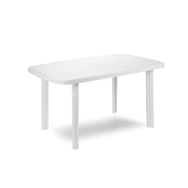 RESINA:TAVOLO OVALE FARO BIANCO CM.82X136XH72
