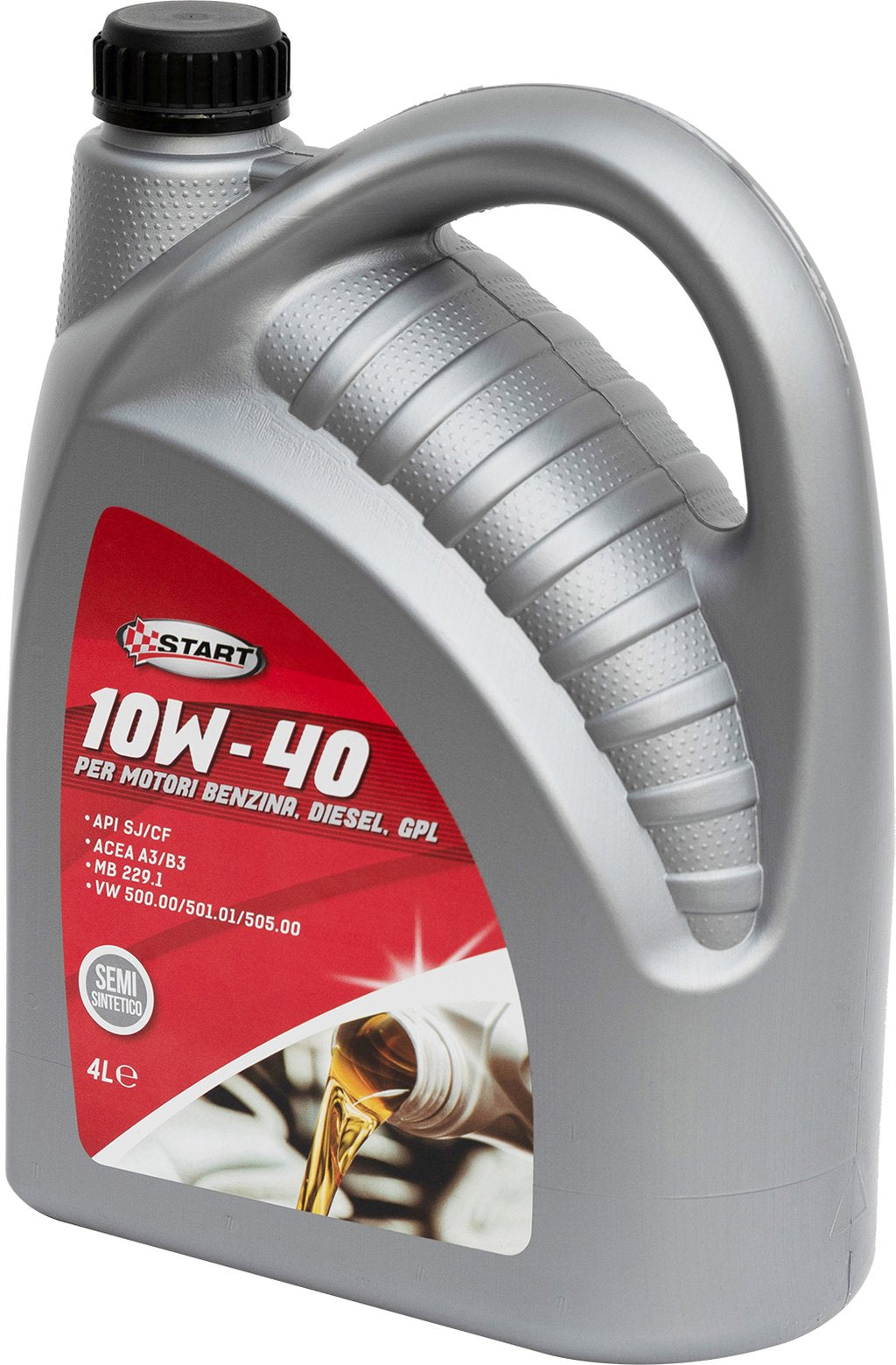 START Olio Lubrificante Motore 10w 40 Diesel Benzina e GPL Sint Drive Tanica 4