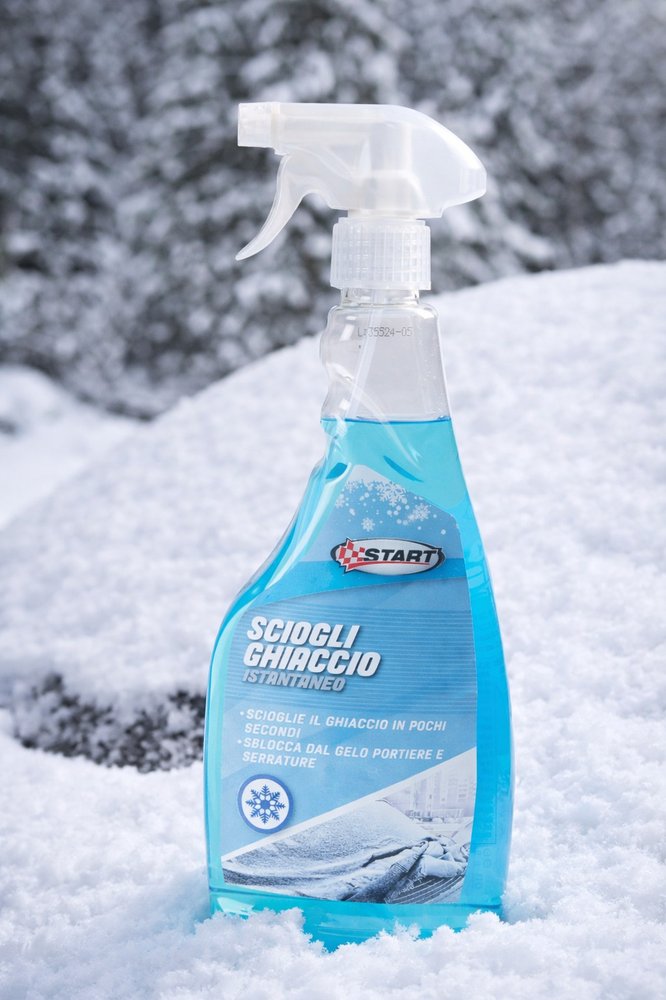 START Spruzzino Deghiacciante Parabrezza Auto 500 ml con Trigger, Scioglie