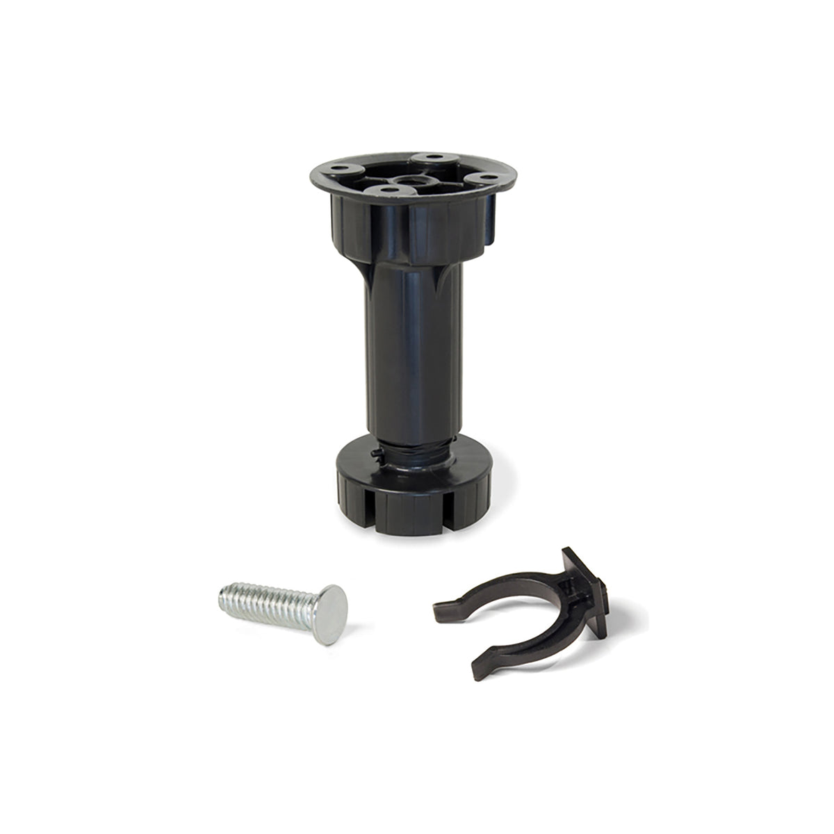 Kit di piedini regolabili per mobile Bone con pinza per zoccoli