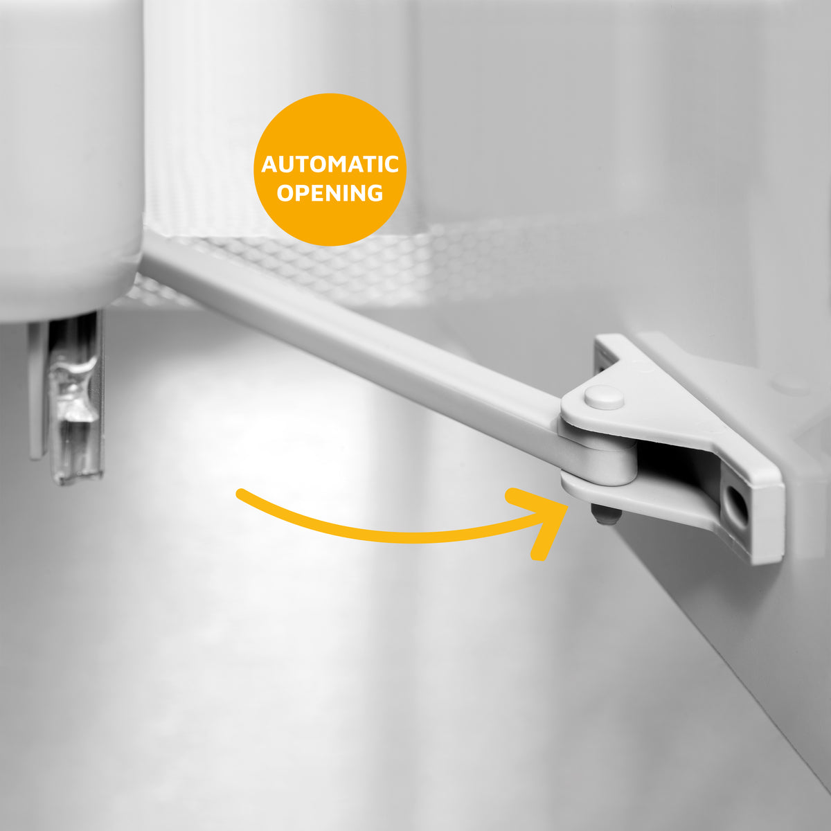 Pattumiere per raccolta differenziata per cucina, 1 x 16L + 2 x 7,5L, fissaggio inferiore, estrazione automatica.