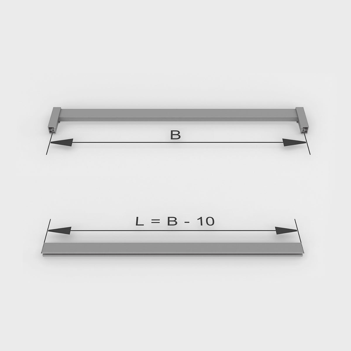 Kit tubo per armadio Luxe