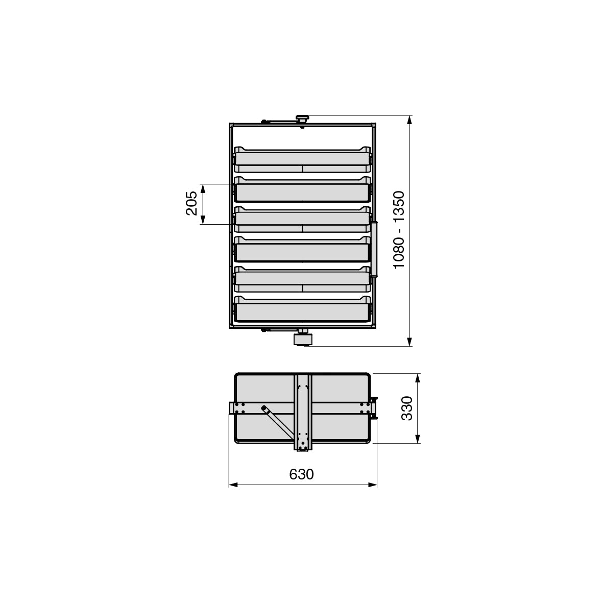 Porta scarpe girevole per interni armadio Quartz