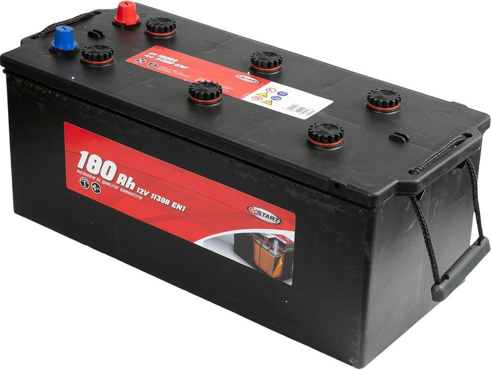START Batteria per autocarro e trattori 180Ah 12V 1000A polo positivo sinistro