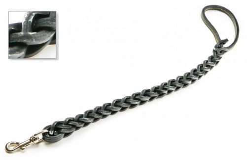 PET GUINZAGLIO CUOIO TRECCIA TRIPLA CM.50