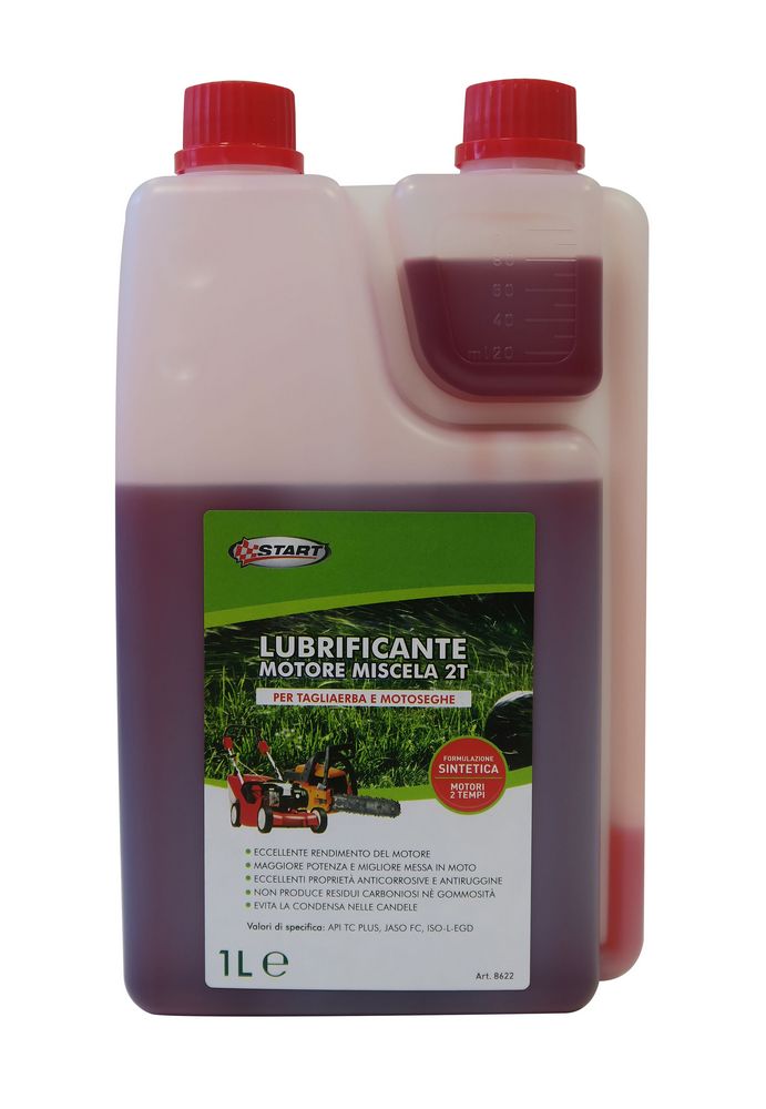 START Lubrificante Motore 2T 1L Olio per Motori a Miscela Taglieria Protezione