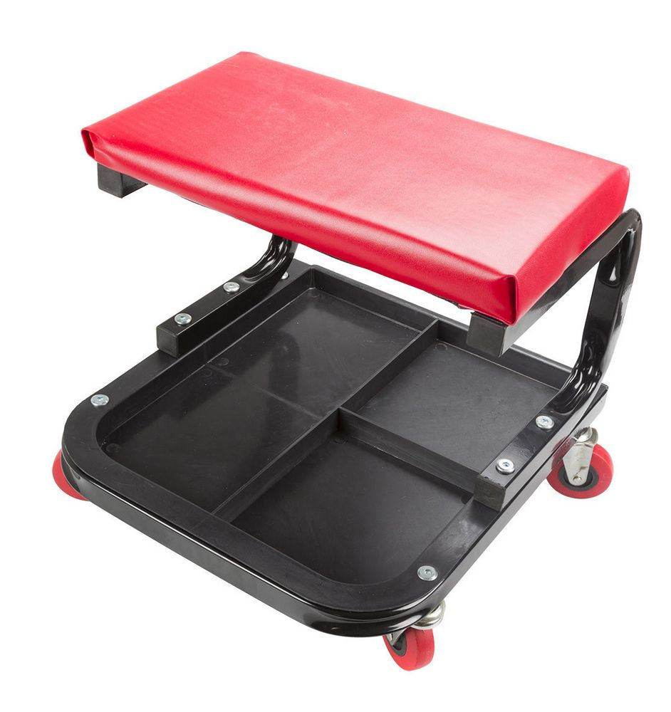 START Sgabello officina con ruote 38x35x36 cm emergenza e manutenzione