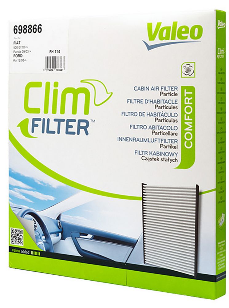 VALEO Clim Filter Comfort filtro abitacolo auto particellare Fiat/Ford