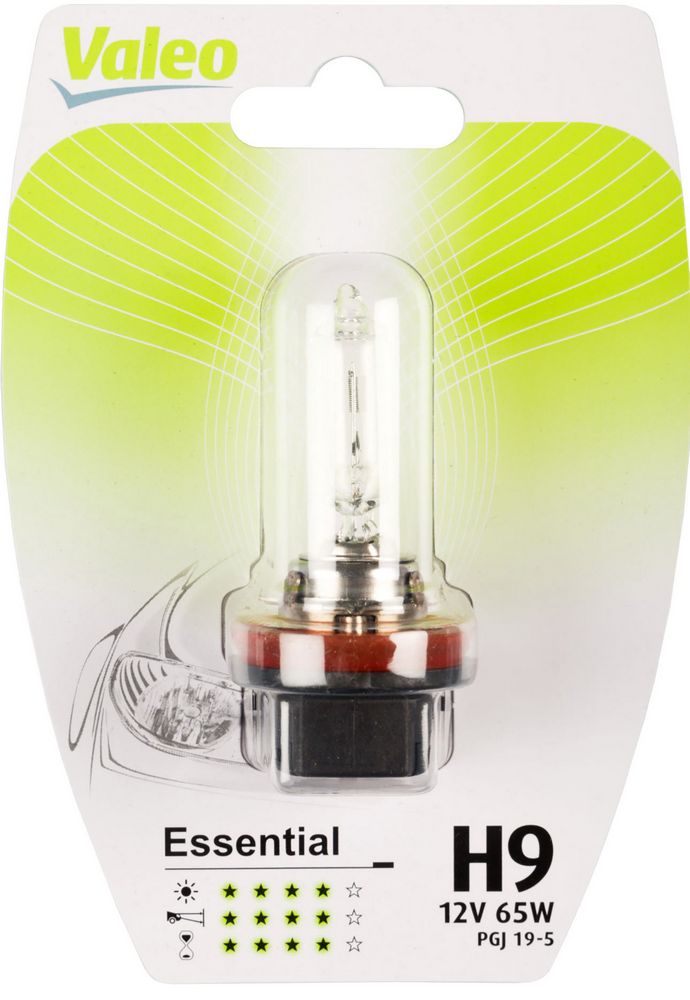 VALEO H9 lampada singola auto 12V 65W Essential attacco PGJ 19-5