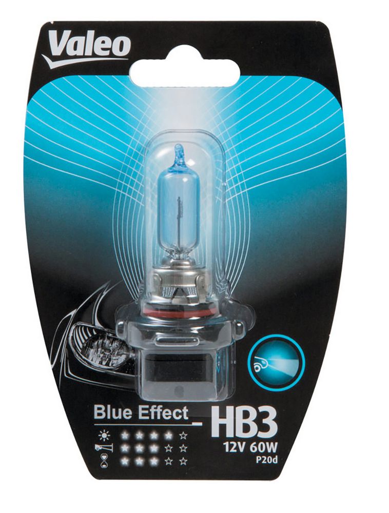 VALEO HB3 lampada singola auto 12V 60W Blue effect attacco P20d