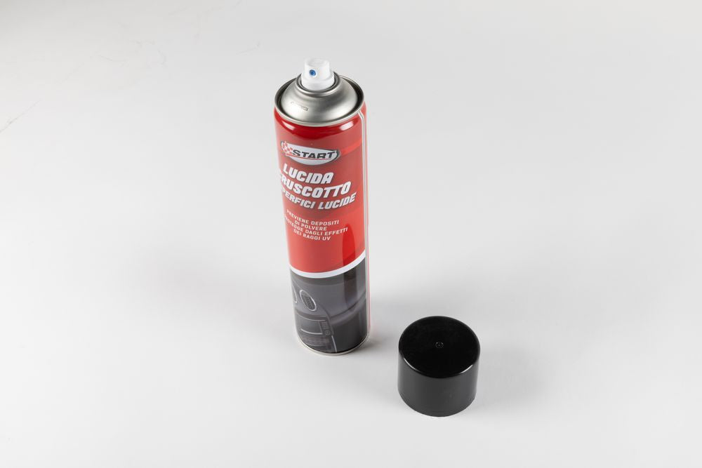 START Spray Detergente Lucida Cruscotto 600 ml per auto effeto lucido Originale