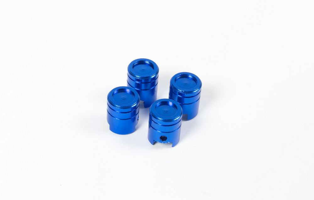 START Set 4 tappi copri valvola ring con anello blu universali