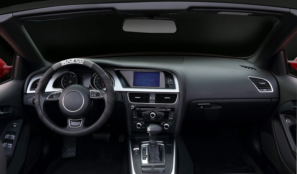 Coprivolante SPC1111 auto universale nero/grigio in poliestere 38cm