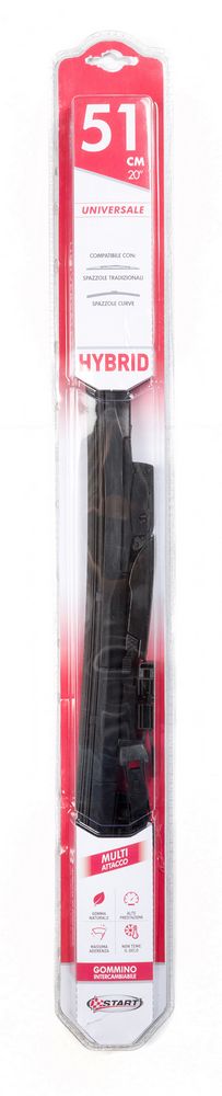 START Spazzola tergicristallo singola Hybrid 51cm - 20" Accessorio Originale