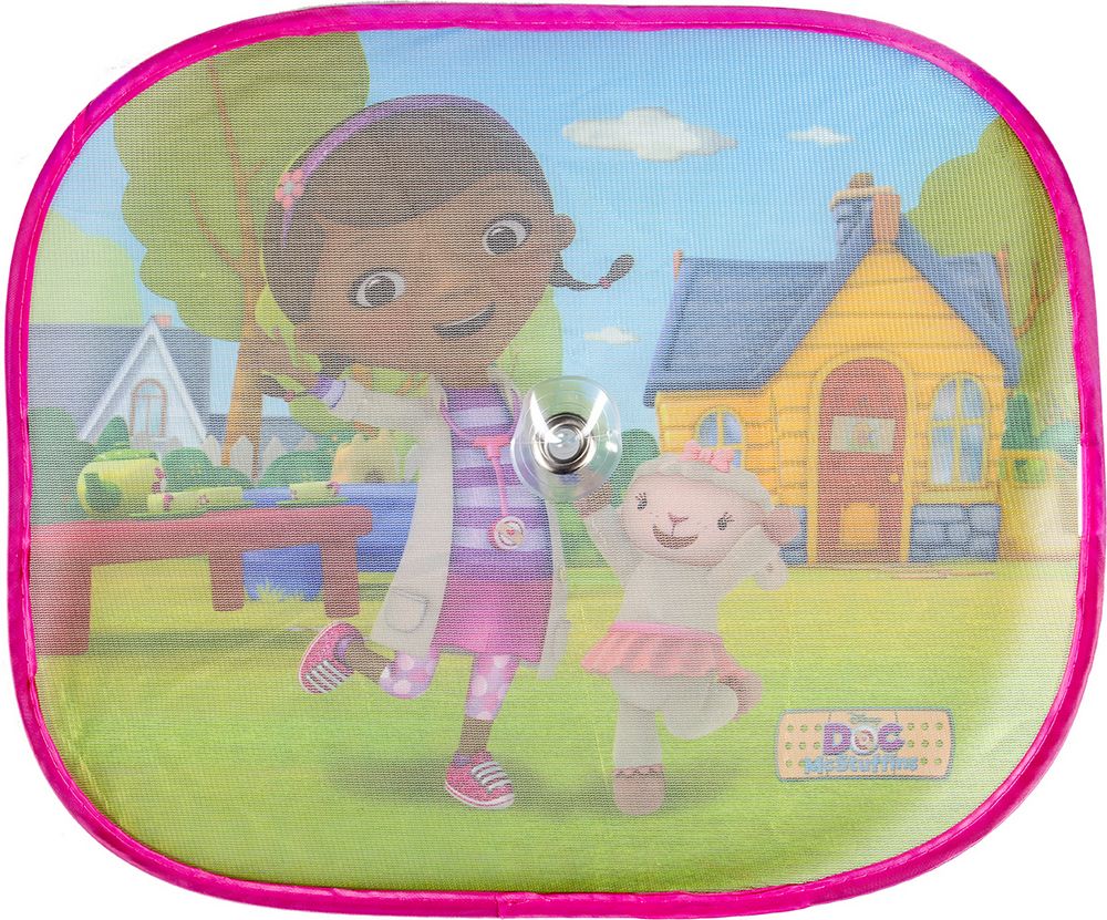 TATAWAY Coppia tendine parasole laterali auto Dott ssa Peluche 44x35cm