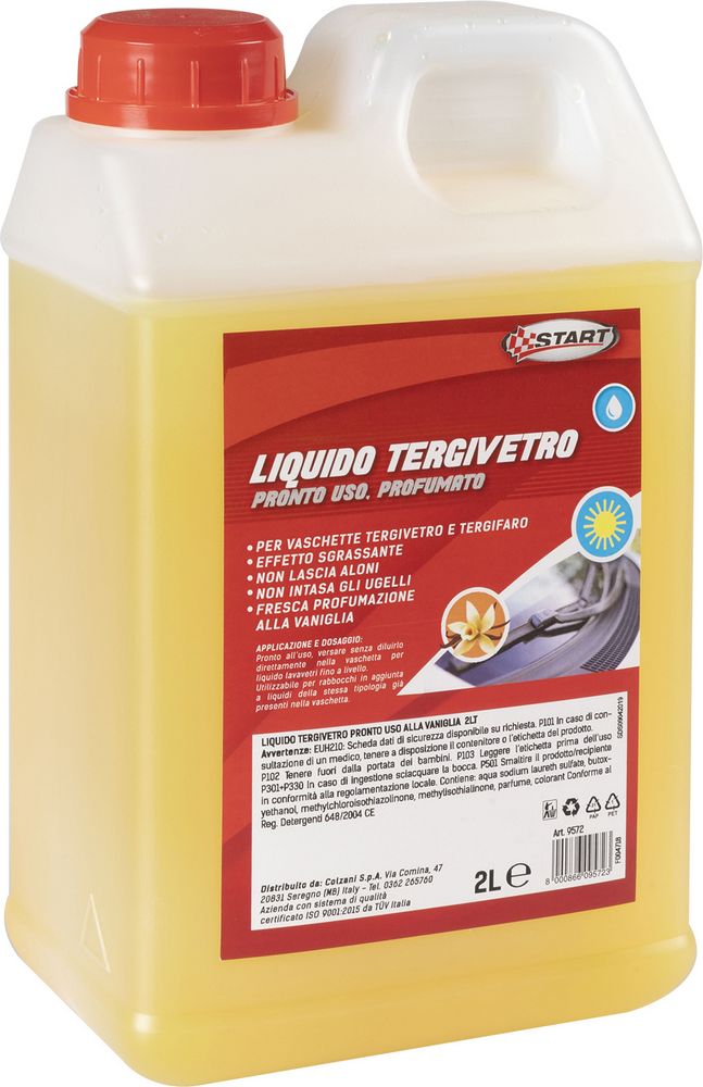 Liquido tergivetro profumato agli agrumi 2L effetto sgrassante