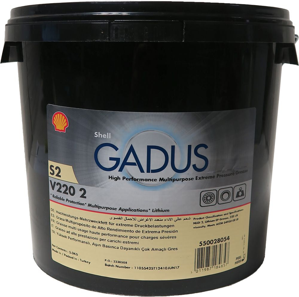 SHELL Grasso multifunzionale EP Gaudus S2 V220 5kg Accessorio Originale